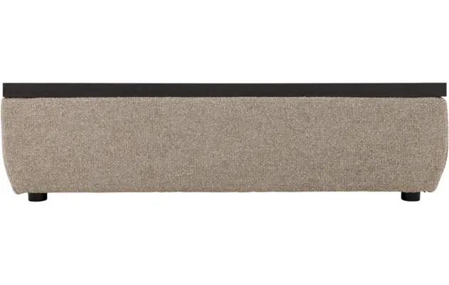 Goossens hocker lago bruin stof - 8252194-{merk}-lago-hocker-stof-04